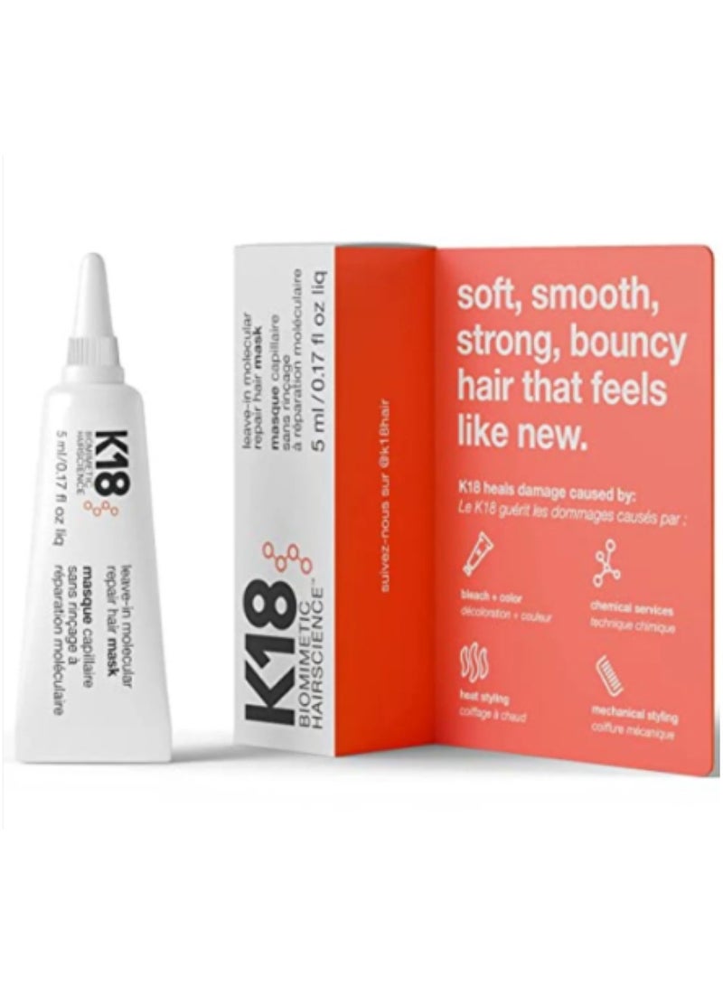 K88H 5ml Molecular Repair Hair Mask - Image 1