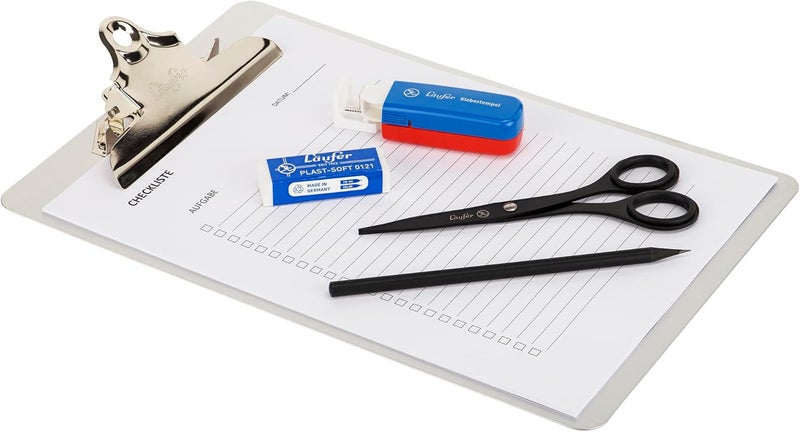 Saunders Aluminum Clipboard with Chrome Clip, 8.5 x 12 in - Durable and Lightweight Office Accessory - Image 4