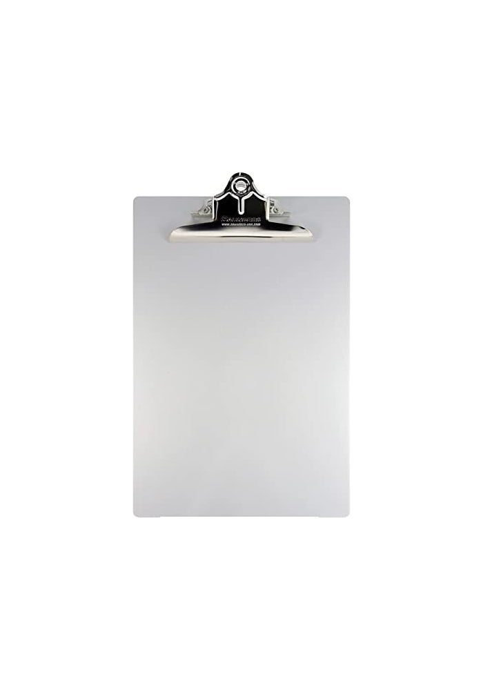 Saunders Aluminum Clipboard with Chrome Clip, 8.5 x 12 in - Durable and Lightweight Office Accessory - Image 2