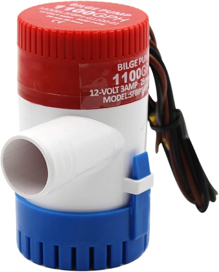 24V 1100GPH Bilge Water Pump For Boat Seaplane Motor Home Houseboat - Image 3