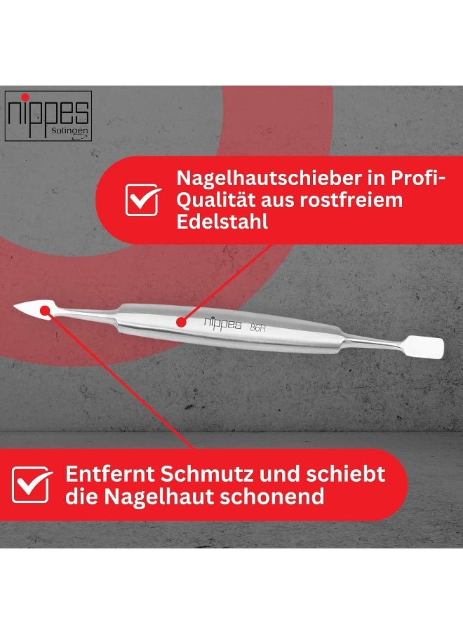 nippes Solingen Double Sided Cuticles Pressing Instrument 12 Cm | Stainless Steel Material | Cuticle Pusher & Pusher, Cuticle Remover For Manicure Or Pedicure  - Image 2