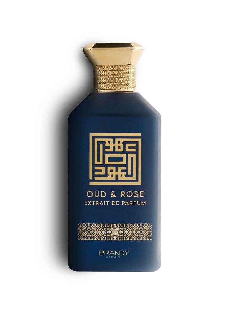 BRANDY DESIGNS - BRANDY DESIGNS Oud & Rose 100ml Perfume/Perfume Long-Lasting Scent-Enjoy an Exclusive Special Gift - Image 1