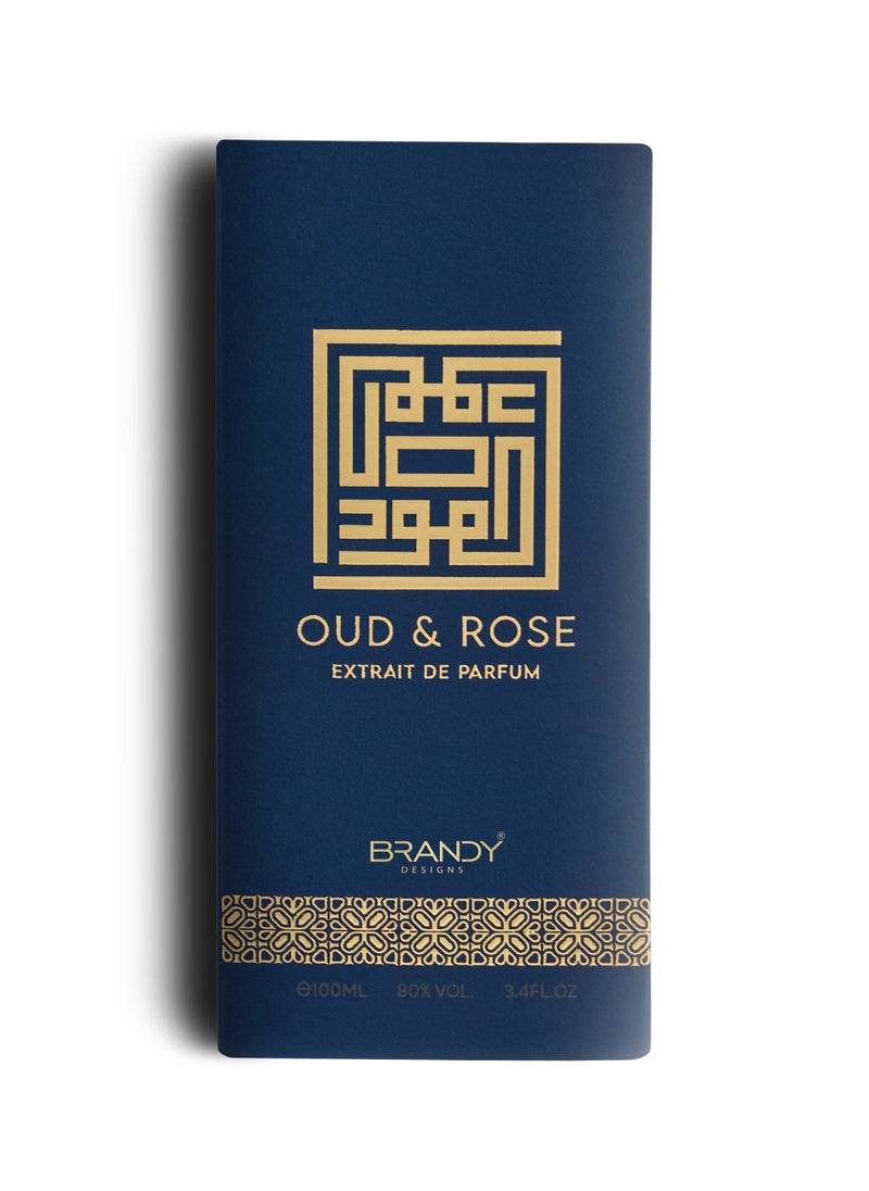 BRANDY DESIGNS - BRANDY DESIGNS Oud & Rose 100ml Perfume/Perfume Long-Lasting Scent-Enjoy an Exclusive Special Gift - Image 1