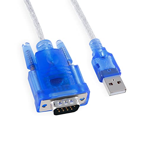 EC Buying USB 2.0 to Serial DB-9 RS232 Adapter, Windows 7/8/10/11/32/64/XP/RS232 to USB Converter - Image 1