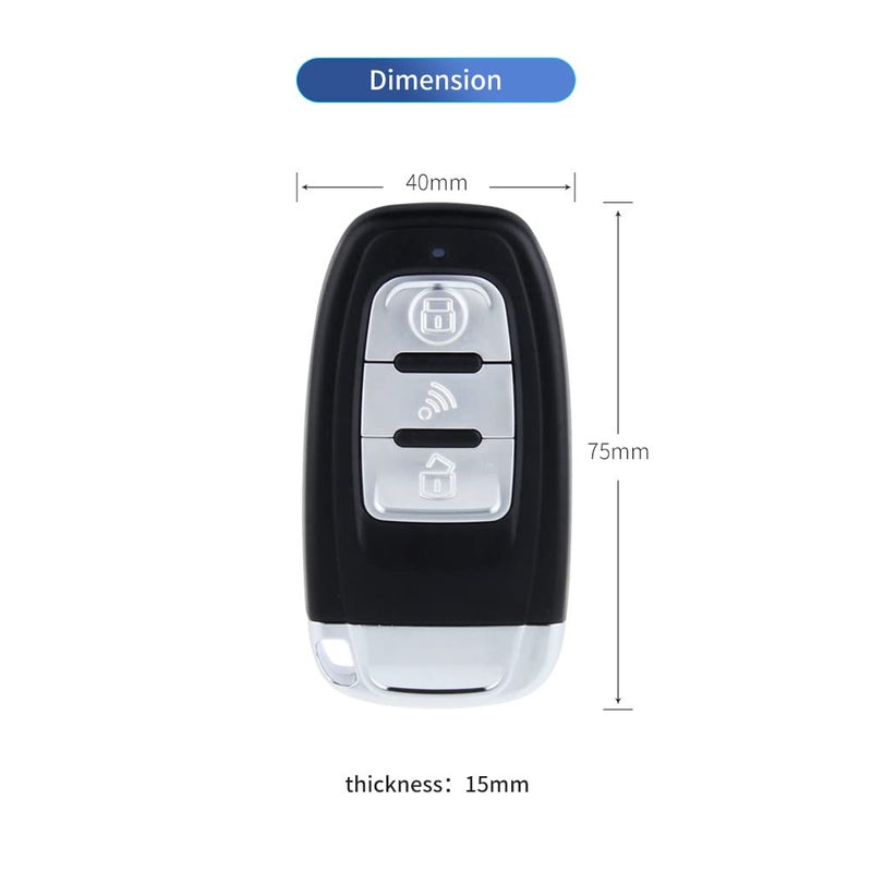 EASYGUARD EC003 Smart Key PKE Passive Keyless Entry Car Alarm System push start button Remote Engine Start Universal Version DC12V - Image 2