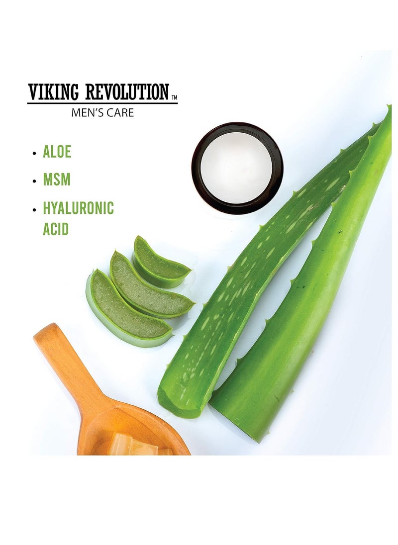 Viking Revolution Viking Revolution Men's Eye Cream - Natural Anti-Aging, Dark Circle Treatment, Reduces Puffiness & Crowsfeet - 6ml  - Image 4