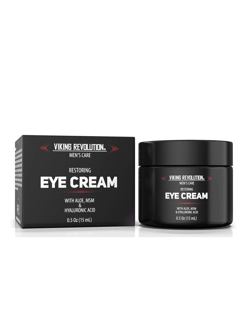 Viking Revolution Viking Revolution Men's Eye Cream - Natural Anti-Aging, Dark Circle Treatment, Reduces Puffiness & Crowsfeet - 6ml  - Image 1