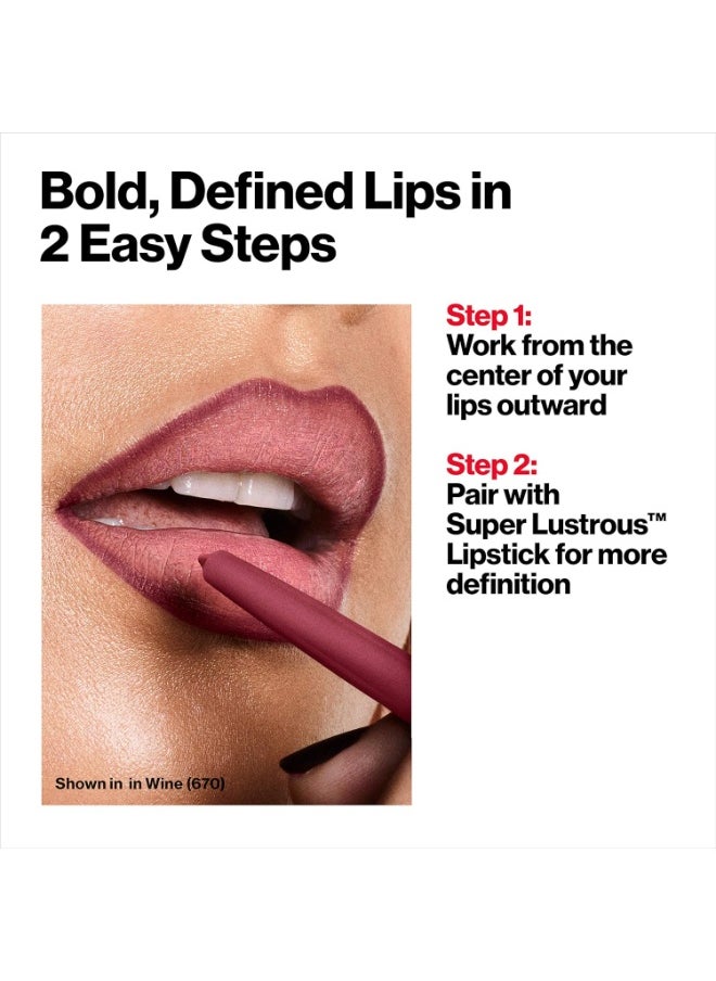 Revlon Professional - Colorstay Lip Liner with Built in Sharpener Smooth Application 675 Red - Image 1