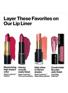 Revlon Professional Colorstay Lip Liner with Built in Sharpener Smooth Application 675 Red  - Image 3