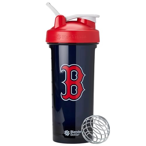 BlenderBottle Shaker Bottle Pro Series Perfect for Protein Shakes and Pre Workout 28Ounce Boston Red Sox - Image 1