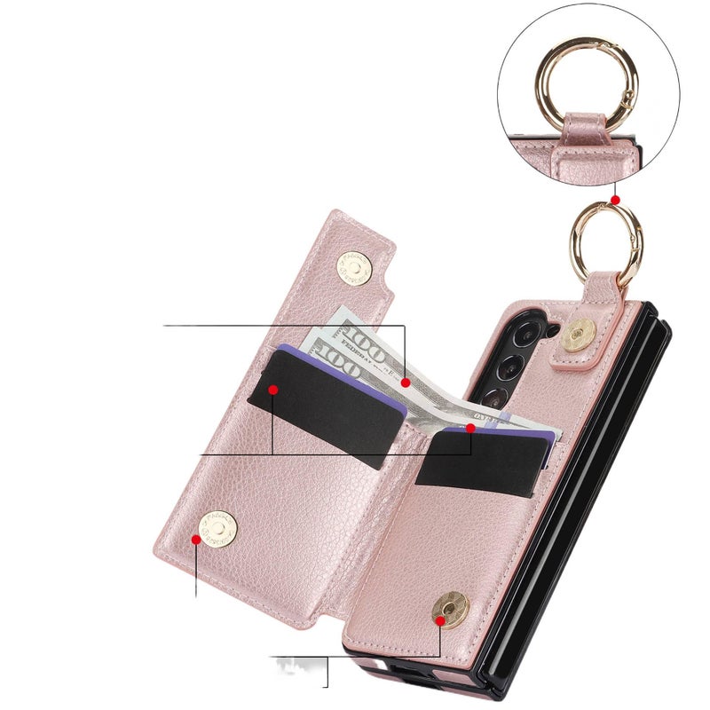 Protective Case | PC | Black | Drop Protection | Kickstand | Shockproof Cover for Samsung Galaxy Z Fold 5 - Image 4