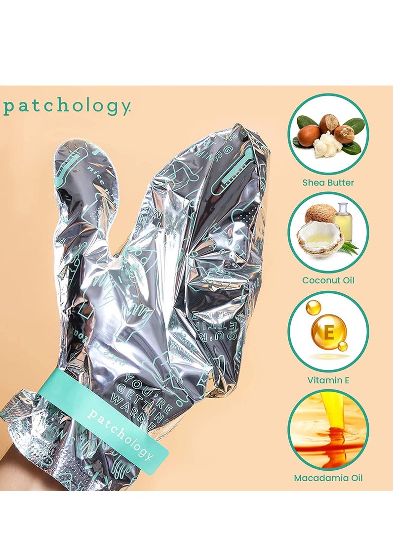 Patchology Patchology Perfect Ten Hand & Cuticle Mask with Shea Butter, Coconut Oil, Vitamin E and Soothing Fruit Extracts for Dry Skin  - Image 3