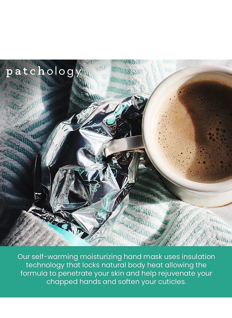 Patchology Patchology Perfect Ten Hand & Cuticle Mask with Shea Butter, Coconut Oil, Vitamin E and Soothing Fruit Extracts for Dry Skin  - Image 4