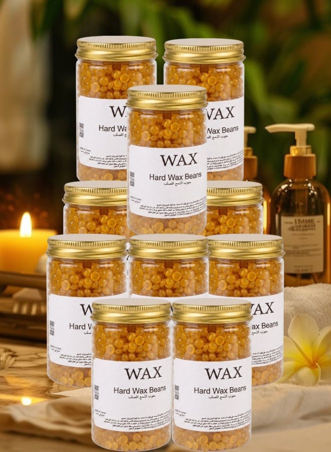 Wax 10 Pieces Hard Wax Beans Golden - Image 1