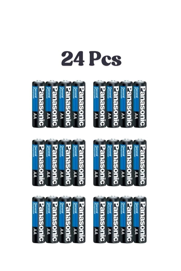 Panasonic General Purpose AA Battery (24 Pieces)