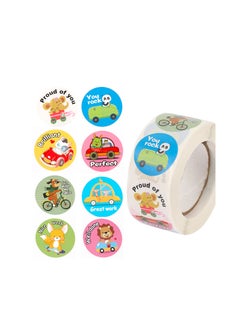 Grab Mantra 2000PCS Teacher Reward Stickers School 4 Roll Motivational Sticker in 32 Designs for Children Students Teachers Classroom  - Image 3