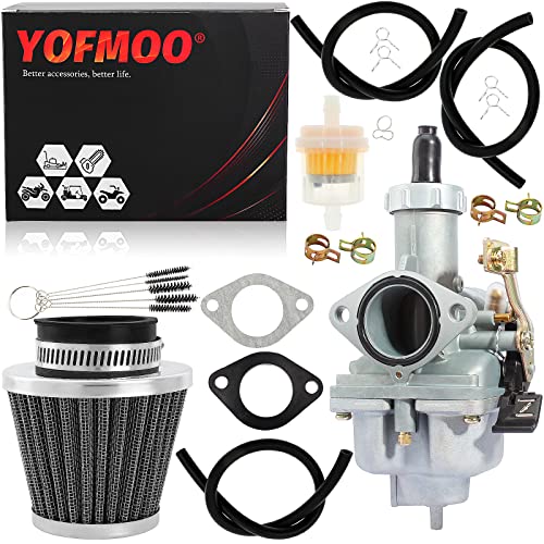 YOFMOO PZ27 Carburetor for CG 125cc 150cc 200cc 250cc 4stroke Engine ATV Go Kart Dirt Bike Taotao Sunl Buyang Coolsport Lifan Kazuma Zongshen Chinese Carb Cable Choke 27mm - Image 1