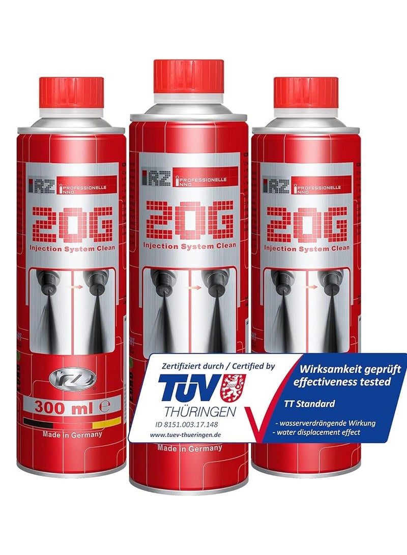 Generic Rzoil 3 X Rz20G Petrol System Cleaner Injection System Cleaner Injector Cleaner Injector Cleaner Engine Care Corrosion Protection Tãœv-Tested 300 Ml Can 