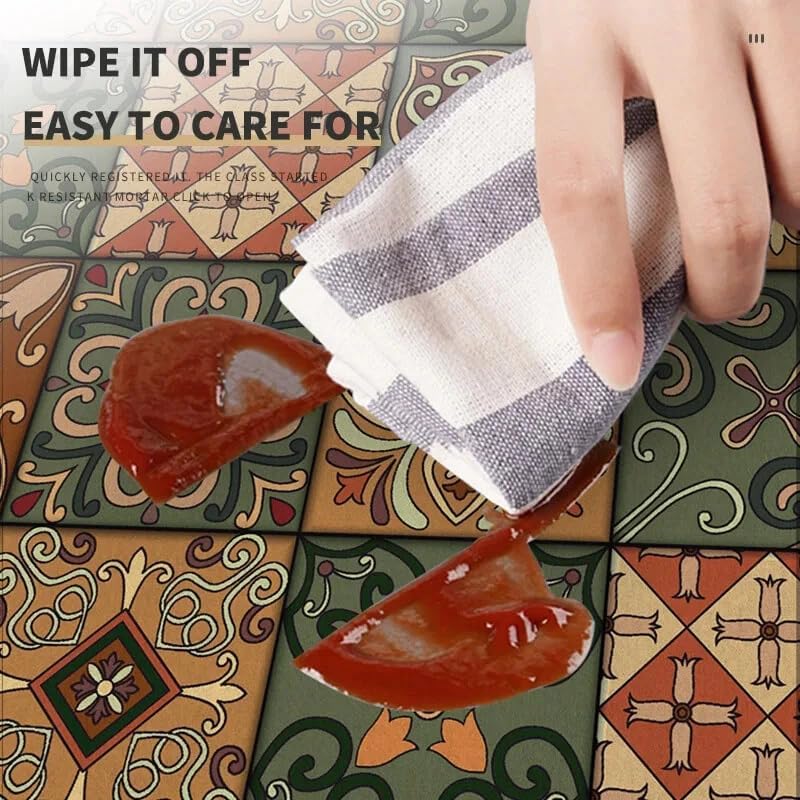 Royser Absorbent Dish Drying Mat for Kitchen Utensils | Non-Slip Dustproof Cover for Washer Dryer Rubber Sink Mat | Multipurpose Kitchen Place Mat & Draining Mat Countertop Protector (58x38 cm) - Image 5