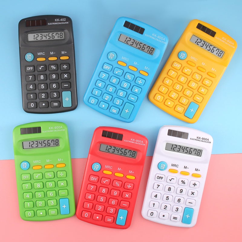 Student Calculator Handheld 8-Bit Gift Computer Fashionable Mini Portable Colorful Calculator - Image 2
