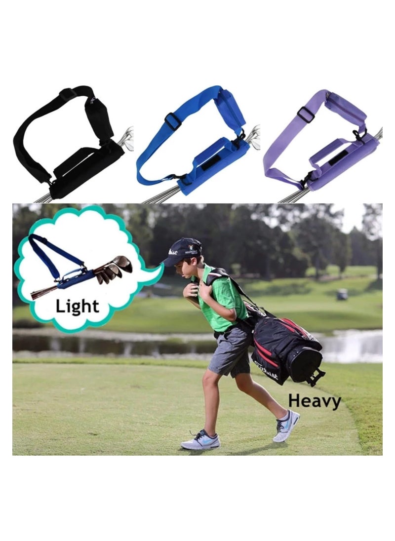 ARNOTEC Portable Golf Club Bag Mini Portable Club Bag Green Bag Messenger Club Bag Grip Practice Bag, Padded Shoulder Strap Waterproof Design Stylish Appearance, Convenient Carry Handles  - Image 2