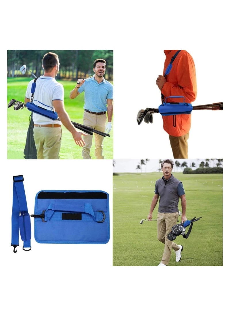 ARNOTEC Portable Golf Club Bag Mini Portable Club Bag Green Bag Messenger Club Bag Grip Practice Bag, Padded Shoulder Strap Waterproof Design Stylish Appearance, Convenient Carry Handles  - Image 4