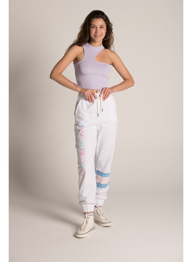 Marco Bergamo ELASTIC WAIST PRINTED PANTS  - Image 1