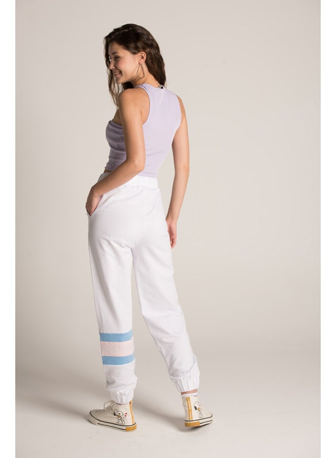 Marco Bergamo ELASTIC WAIST PRINTED PANTS  - Image 4