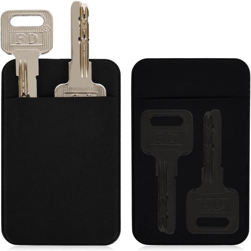 Ultra-Thin Card Holder 12-Card Capacity Aluminum Slim Card Case - Minimalist Wallet Insert for Business Cards - Image 1