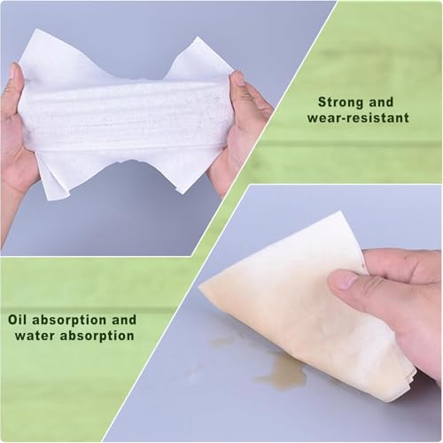 SCHOFIC Polyester Lint Free Cleanroom Wipes, 9" Length x 9" Width, White (30) - Image 3