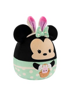 Squishmallows 8 inch Minnie in Green Dress Bunny Ears , Officially Licensed Kellytoy Plush Toy, Colorful Soft Toy, Gift for Kids, Girls & Boys Washable Squishy Stuff Toy Multicolor All Age  - Image 2