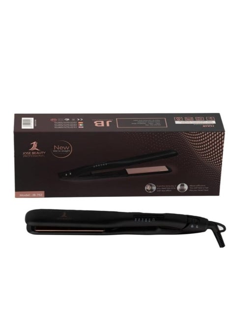 Cermic professional hair straightener black/brown