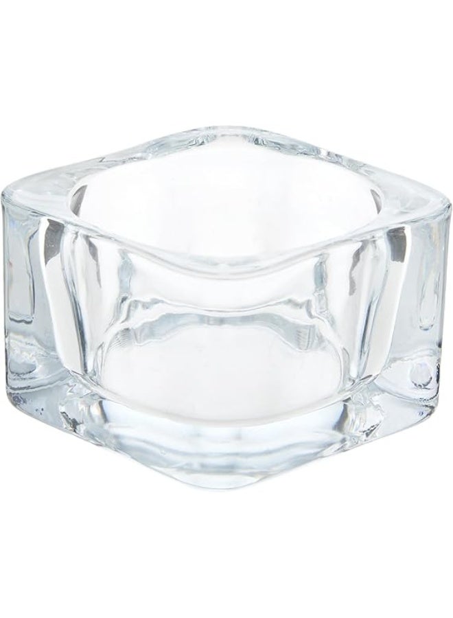 6-Piece Square Transparent Candle Holders – Elegant Decorative Set for Table & Events - Image 4