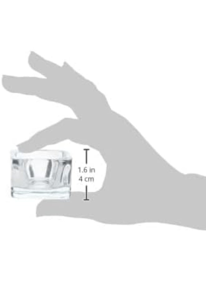 6-Piece Square Transparent Candle Holders – Elegant Decorative Set for Table & Events - Image 5