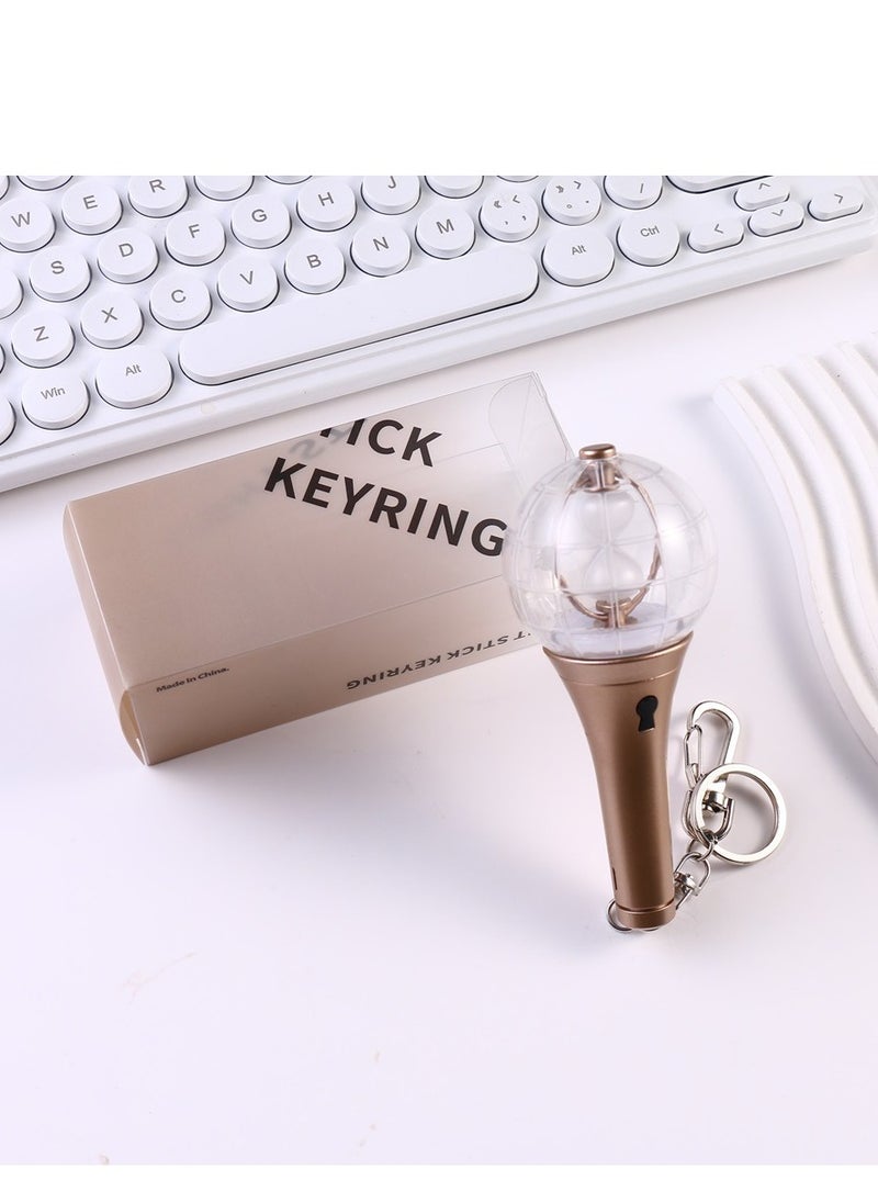 ateez mini Light Stick Keyring for Fans – Multicolored Keychain Ornament & Accessories(Battery NOT Included)