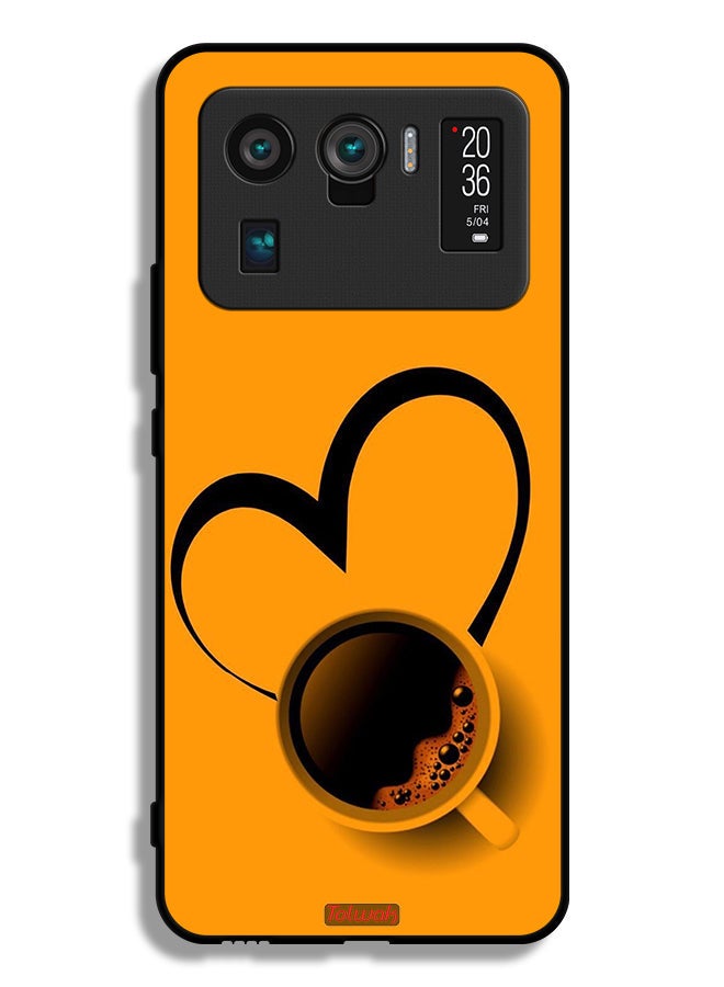 Tolwak Xiaomi Mi 11 Ultra Protective Case Cover Coffee Cup Art - Image 2