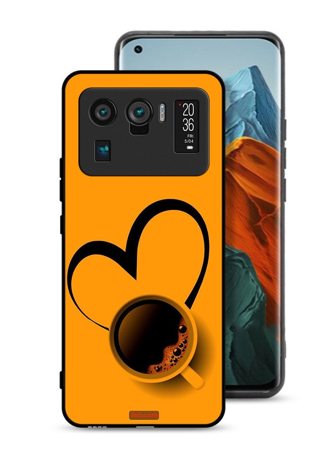 Tolwak Xiaomi Mi 11 Ultra Protective Case Cover Coffee Cup Art - Image 1