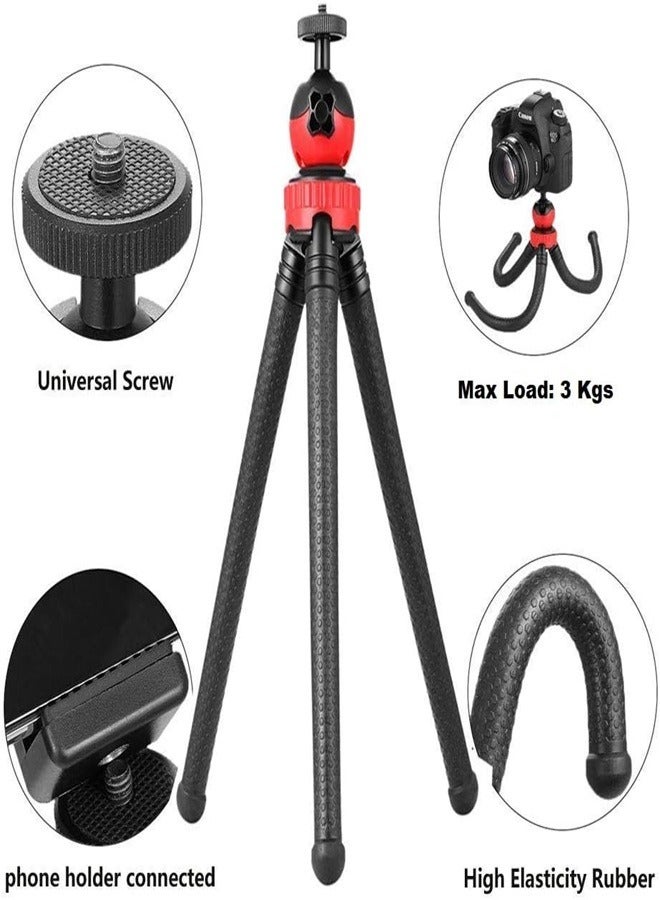 PLOKAMA Mini Phone Tripod Stand 360 Rotation Portable Flexible octopus Selfie Stick Compatible with All Cell Phones/Cameras - Image 5