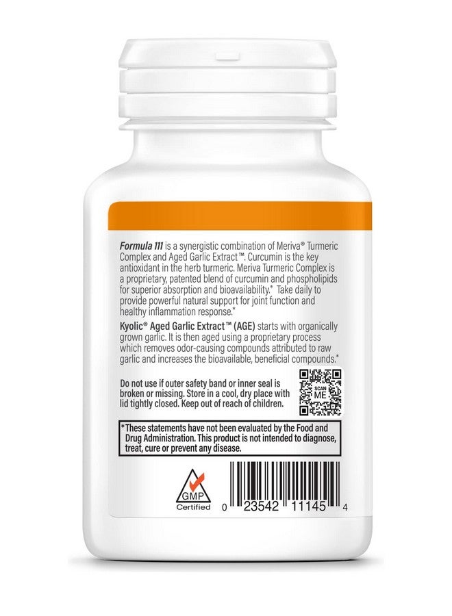 كيوليك مستخلص الثوم القديم من Kyolic، تركيبة 111، استجابة صحية للالتهابات، 50 كبسولة (قد تختلف العبوة) - Image 2