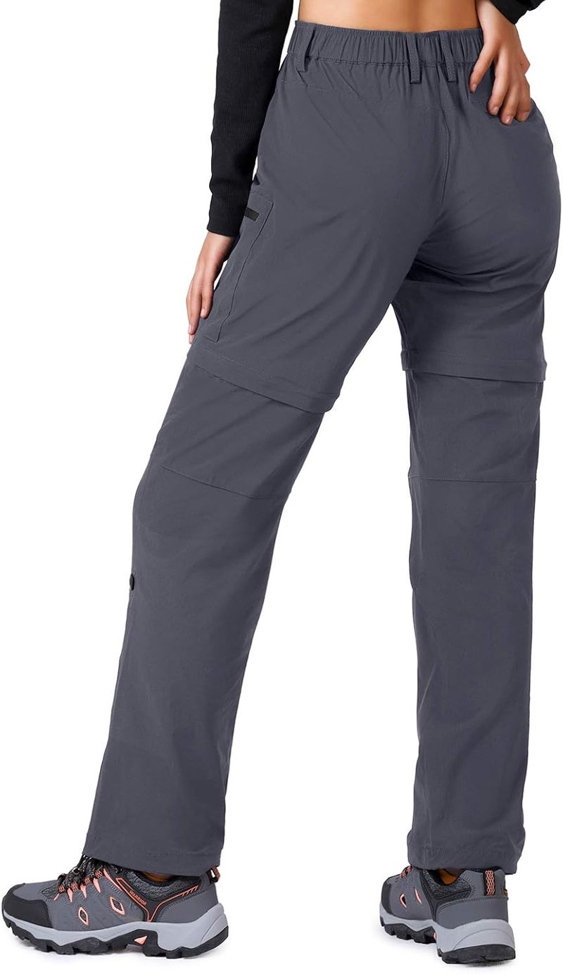 Cycorld Women's Convertible Quick-Dry Stretch Lightweight Hiking Pants with 5 Pockets - Image 2
