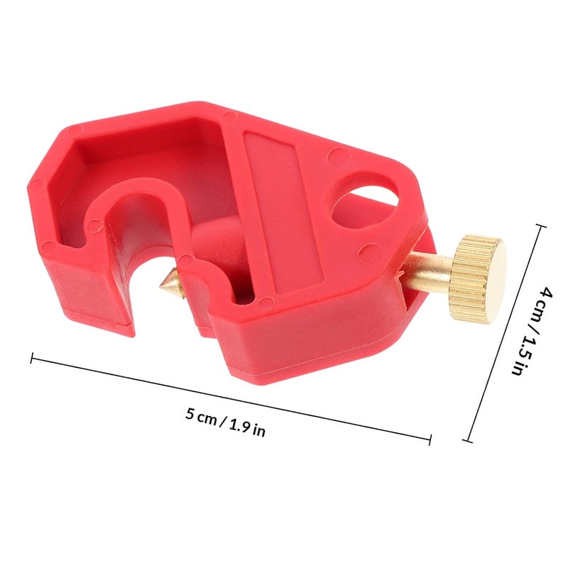 3pcs Industrial Circuit Breaker Safety Lockout Reinforced Nylon Clamp Small Lockout Pins for Miniature Air Switches for Workplace Safety - Image 2