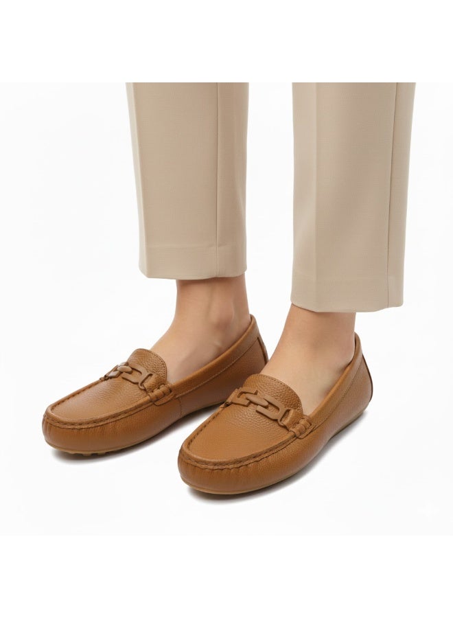 حذاء لوفر نسائي راقٍ بكعب مسطّح – أناقة يومية مع راحة تدوم - متوفر بمقاسات و الوان مختلفه - Image 1