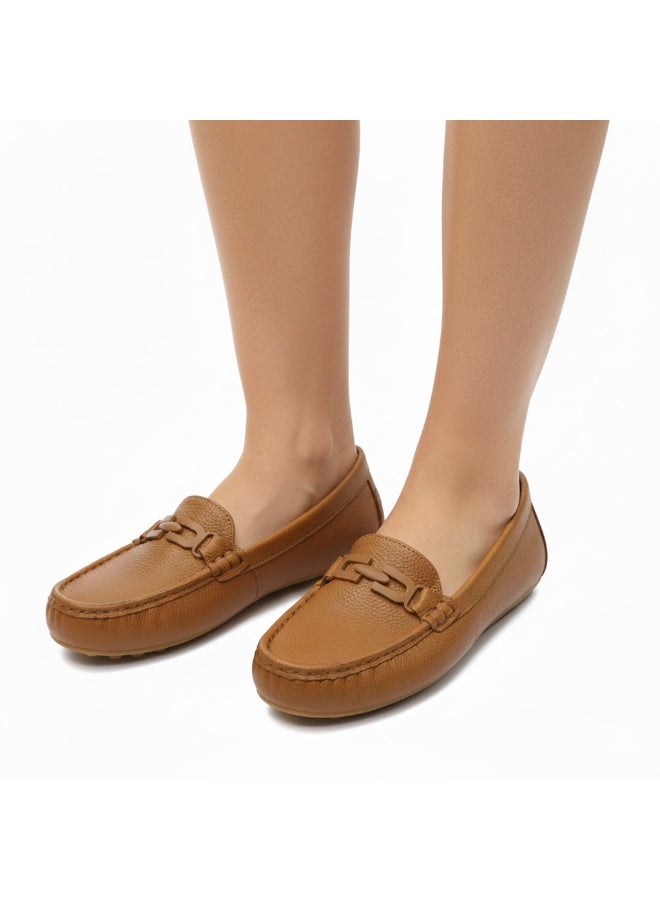 حذاء لوفر نسائي راقٍ بكعب مسطّح – أناقة يومية مع راحة تدوم - متوفر بمقاسات و الوان مختلفه - Image 2