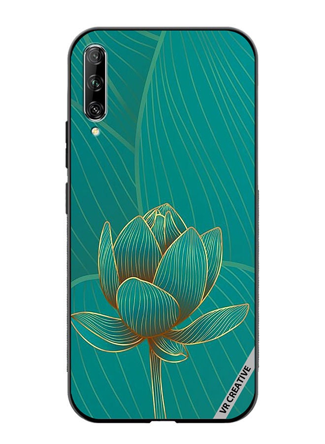 VR CREATIVE Protective Case Cover For Huawei Nova Y9S Green Rose Design Multicolour - Image 1
