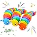 Cevioce Easter Basket Stuffers Gifts for Kids Boys Girls Cevioce Fidget Slug Toy Sensory Slug Fidget Toys for Kids Adults 3 PCS Autism Sensory Toys for Children Toddlers Toddler Toys 3 Year Old C - Image 2