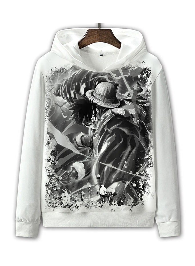 KUYING New One Piece Casual Loose Hooded Sweatshirt  - Image 1