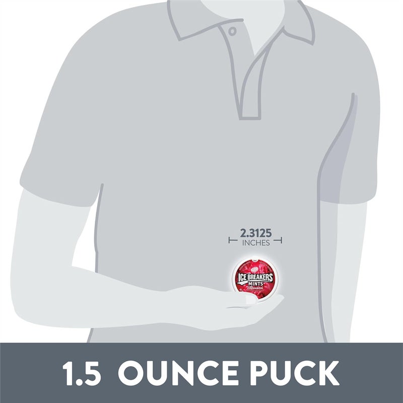 Ice breakers أيس بريكرز نعناع القرفة خالي من السكر - عبوة من 8 - Image 4