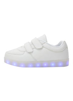 NIBEMINENT LED Flashing Lights Low Top Sneakers White  - Image 1