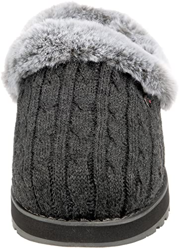 Skechers Women's Keepsakes – Ice Angel Slipper, Charcoal, 5 - Image 3