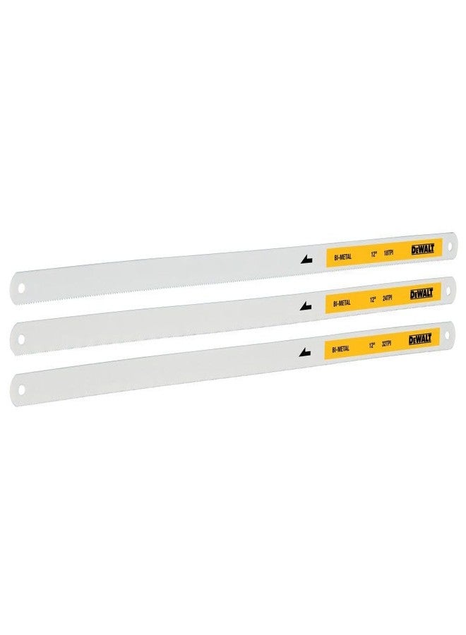 DEWALT DWHT20558 12 in. Hacksaw Blade (3-Pack) - Image 2